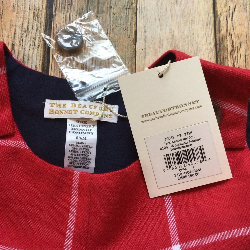 NWT Beaufort Bonnet TBBC Windowpane Jack Keene Jon Jon